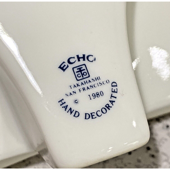 Takahashi ECHO Porcelain Easel Style Photo Frame Picture Holder 3.5" X 5" Oval - Picture 6 of 9